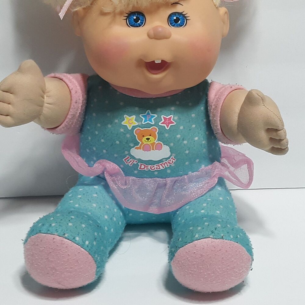 Cabbage Patch Kids Doll 2011 Sittin Pretty Lil Dreamer Blonde Blue Eyes Soft - Picture 3 of 11